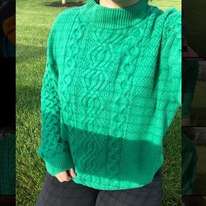 Green Knit Urban Outfitters Sweater